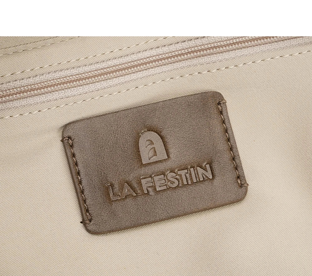 Split Leather Mini Bowling Tote