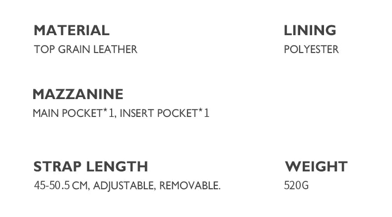 Genuine Leather Bucket Bag – Soft Casual with Open Pocket