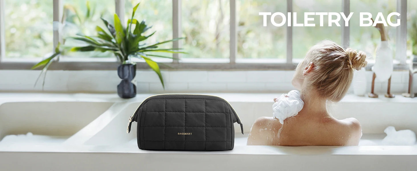 Taslan Wide Opening Cosmetic Case