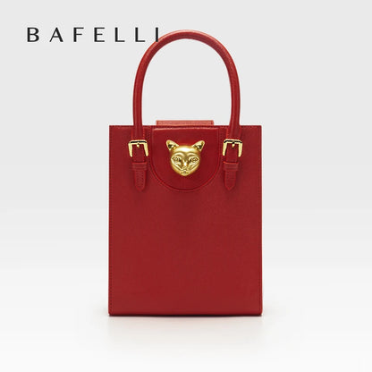 Elegant Genuine Leather Mini Crossbody and Tote Bag