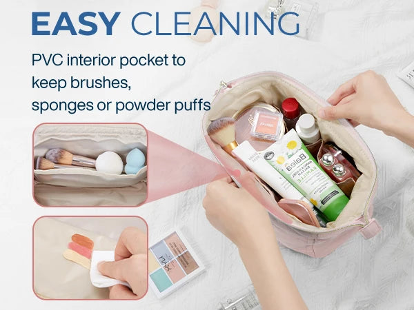 Taslan Wide Opening Cosmetic Case