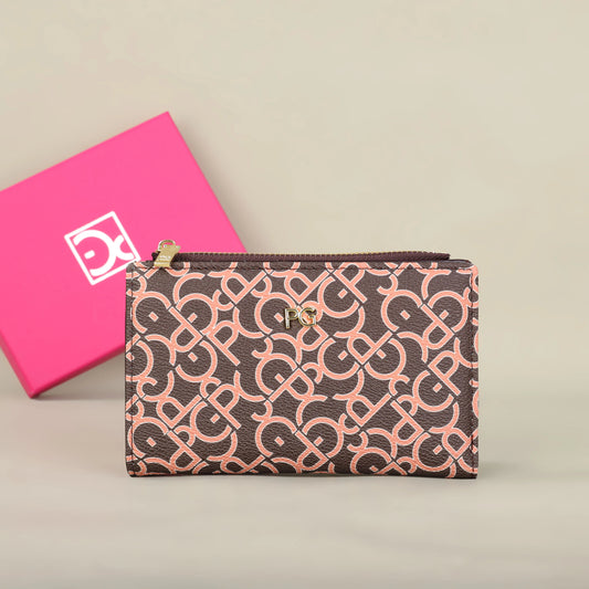 PVC Long Zipper Wallet – Elegant and Spacious Organizer