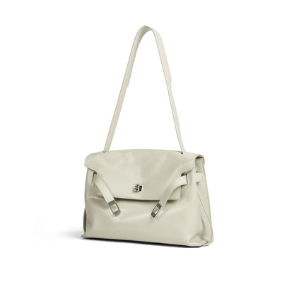 Split Leather Shoulder and Crossbody Tote
