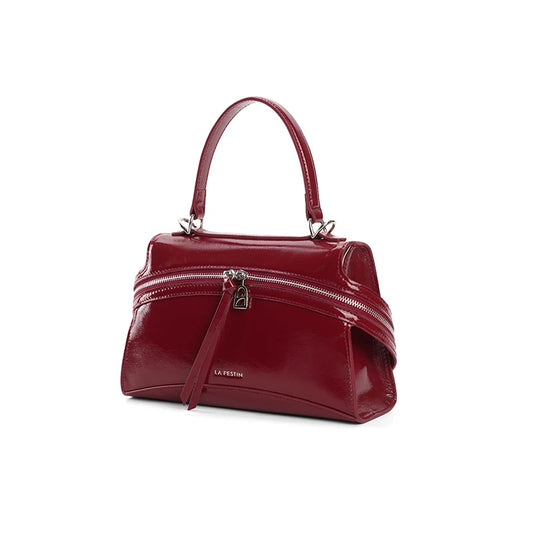 Green Split Leather Shoulder and Crossbody Bag