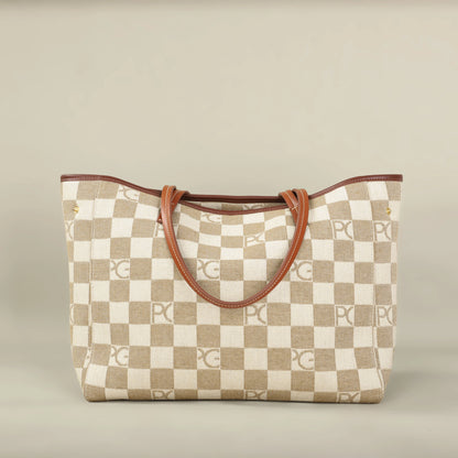 Printed Large Capacity Tote – Fashion Travel & Business Handbag