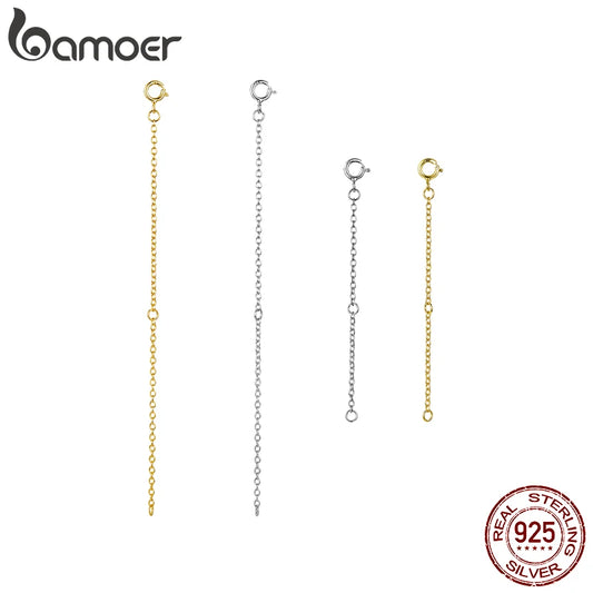Gold Plated Sterling Silver Extension Chain – Adjustable Length